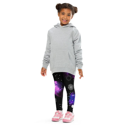 Kids Nebula Galaxy Buttery Soft Leggings