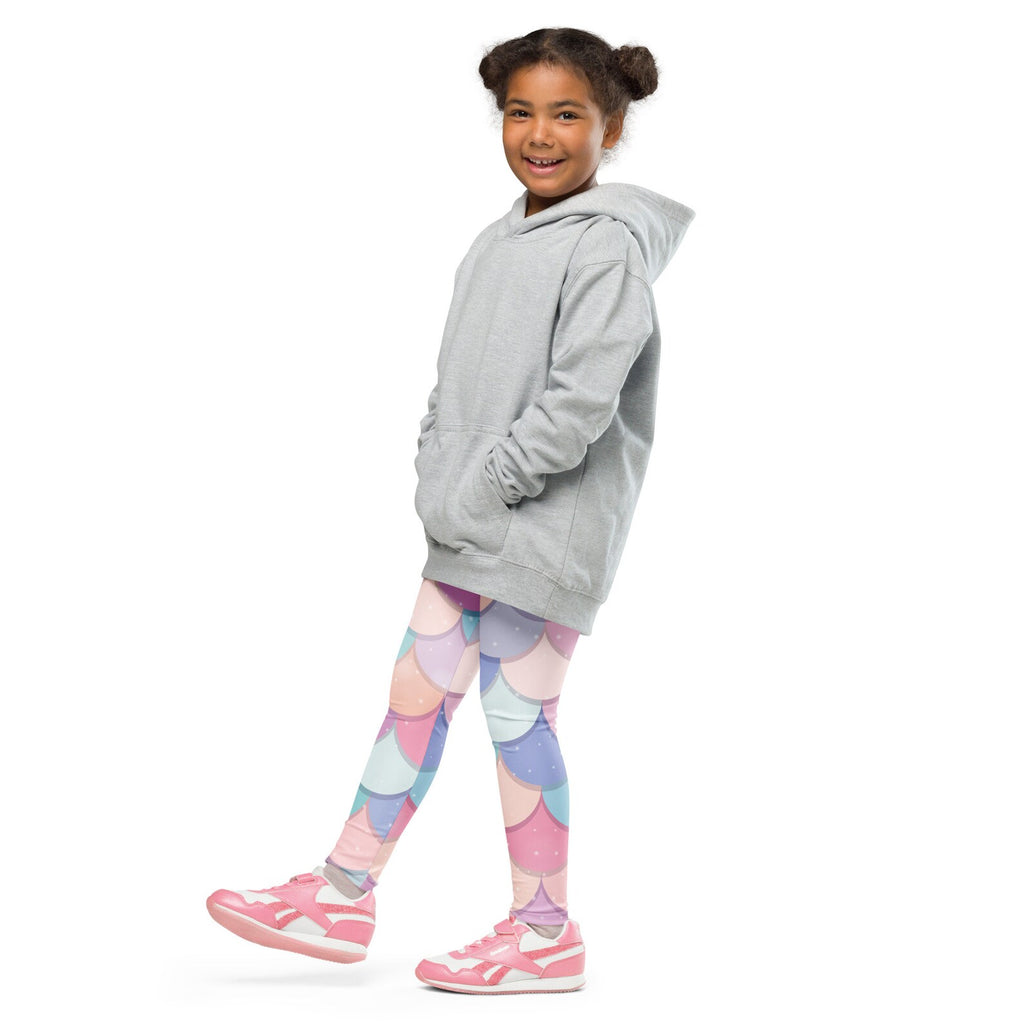Girls Rainbow Mermaid Buttery Soft Leggings