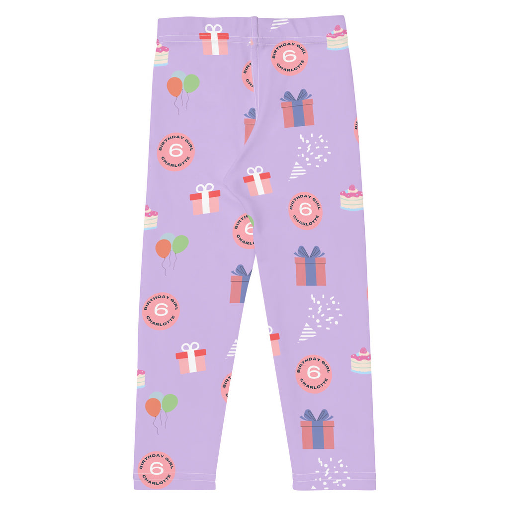 Birthday Girl Custom Age & Name Buttery Soft Leggings