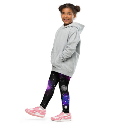 Kids Nebula Galaxy Buttery Soft Leggings