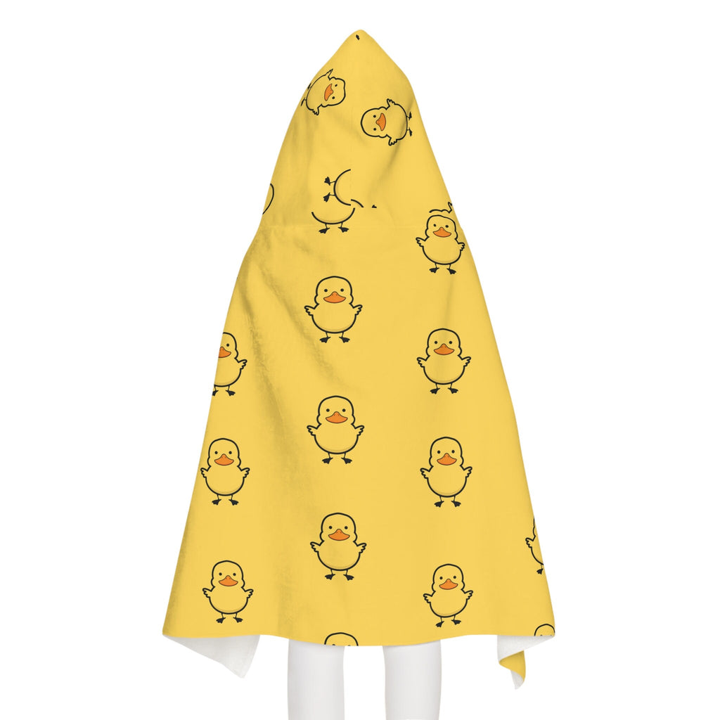 Kids Yellow Duck Hooded Towel – Soft & Absorbent Bath & Beach Wrap