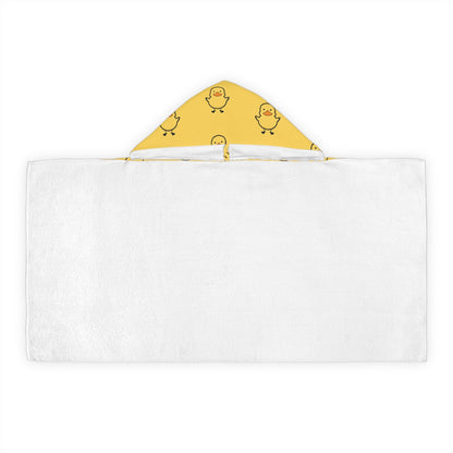 Kids Yellow Duck Hooded Towel – Soft & Absorbent Bath & Beach Wrap