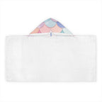 Girls Rainbow Mermaid Hooded Towel – Soft & Absorbent Kids' Bath & Beach Wrap