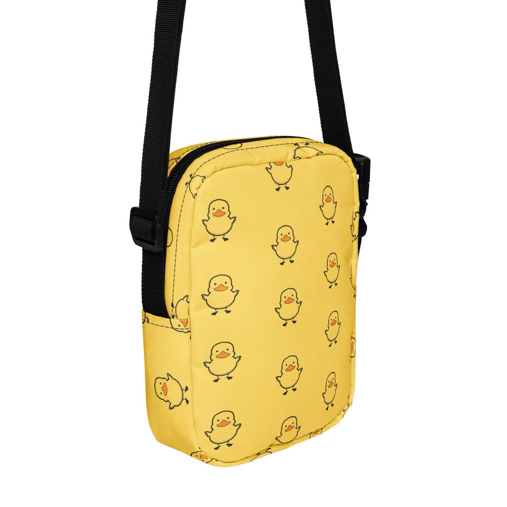 Girls Yellow Rubber Duck Crossbody Purse