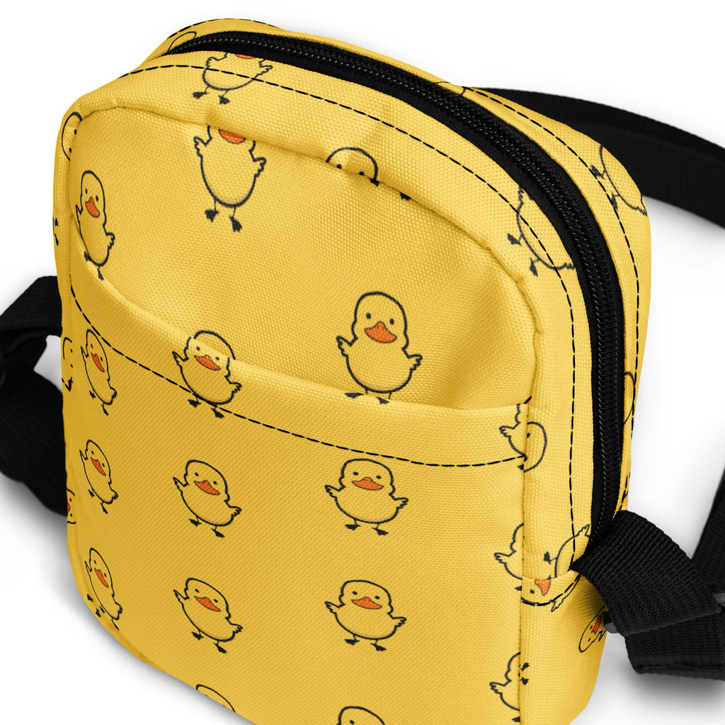Girls Yellow Rubber Duck Crossbody Purse