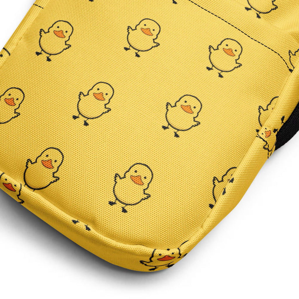Girls Yellow Rubber Duck Crossbody Purse