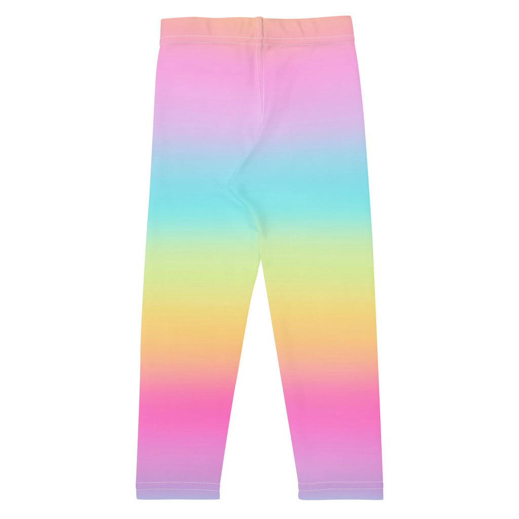 Girls Bright Rainbow Buttery Soft Leggings