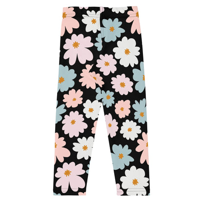 Girls Flower Buttery Soft Leggings