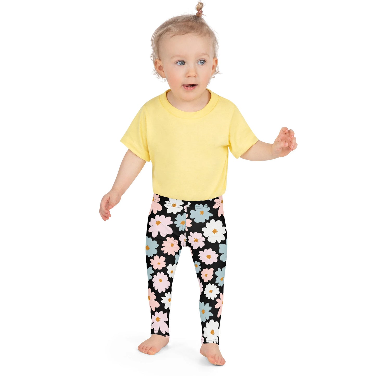 Girls Flower Buttery Soft Leggings