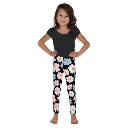 Girls Flower Buttery Soft Leggings