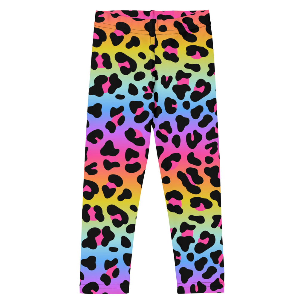 Girls Rainbow Cheetah Buttery Soft Leggings