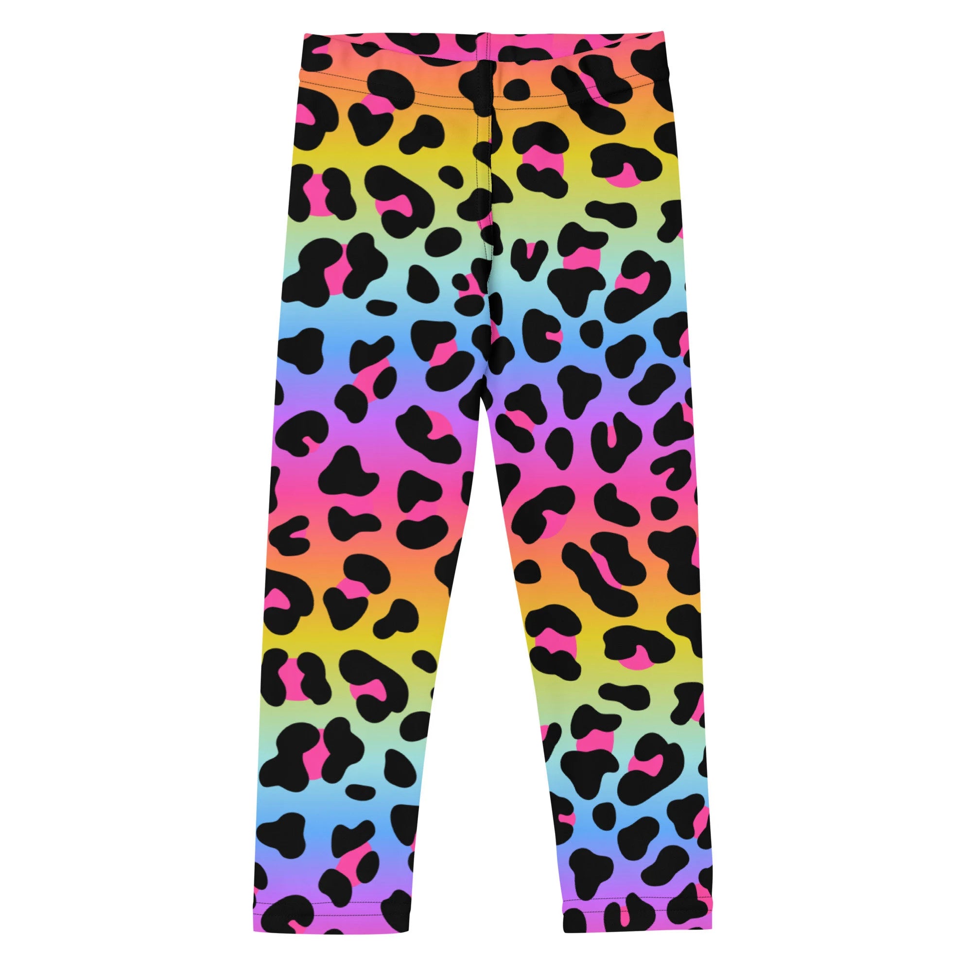 Girls Rainbow Cheetah Buttery Soft Leggings