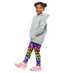 Girls Rainbow Cheetah Buttery Soft Leggings