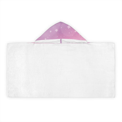 Girls Rainbow Stars Hooded Towel – Soft & Absorbent Bath & Beach Wrap