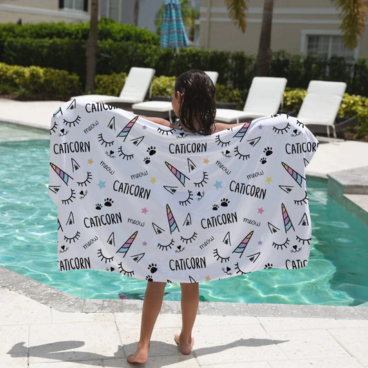 Girls Caticorn Towel