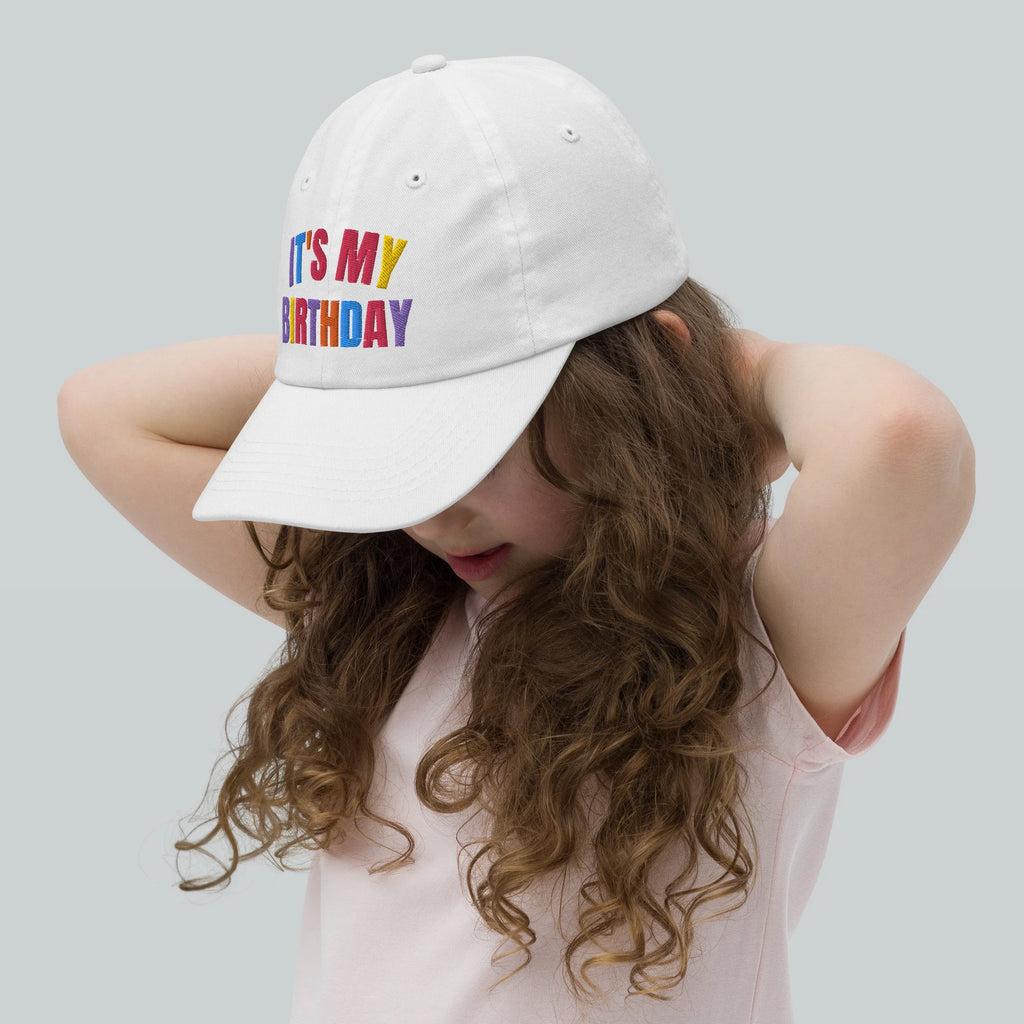 Kids "It's My Birthday" Adjustable Baseball Cap
