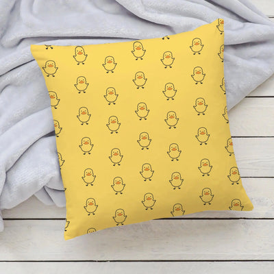 Yellow Rubber Duck Throw Pillow – Nursery & Kids Room Decor