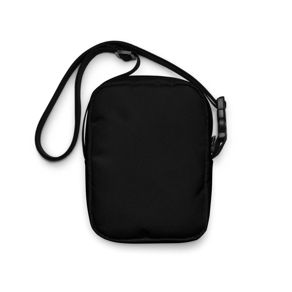 Black girls colorful horse outline crossbody purse with textured fabric body and adjustable strap