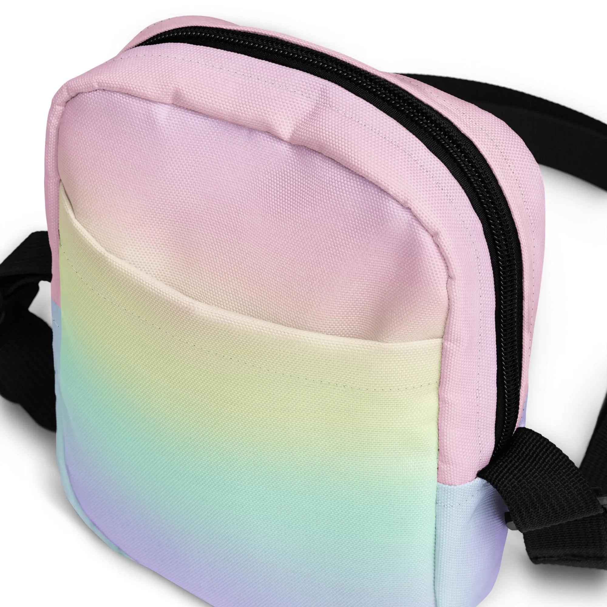 Girls Pastel Rainbow Crossbody Purse