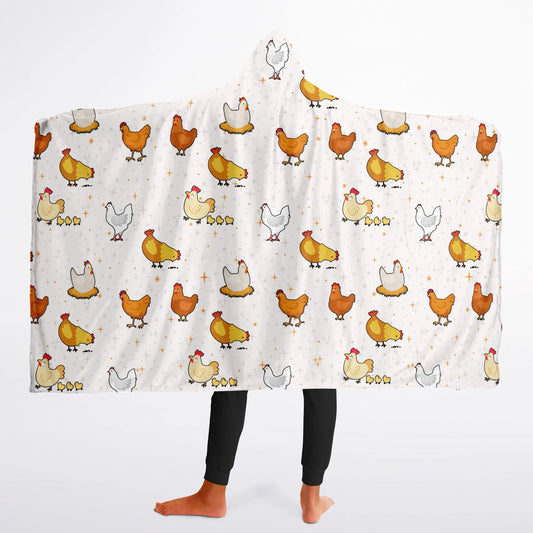 Kids Chicken Hooded Wearable Blanket