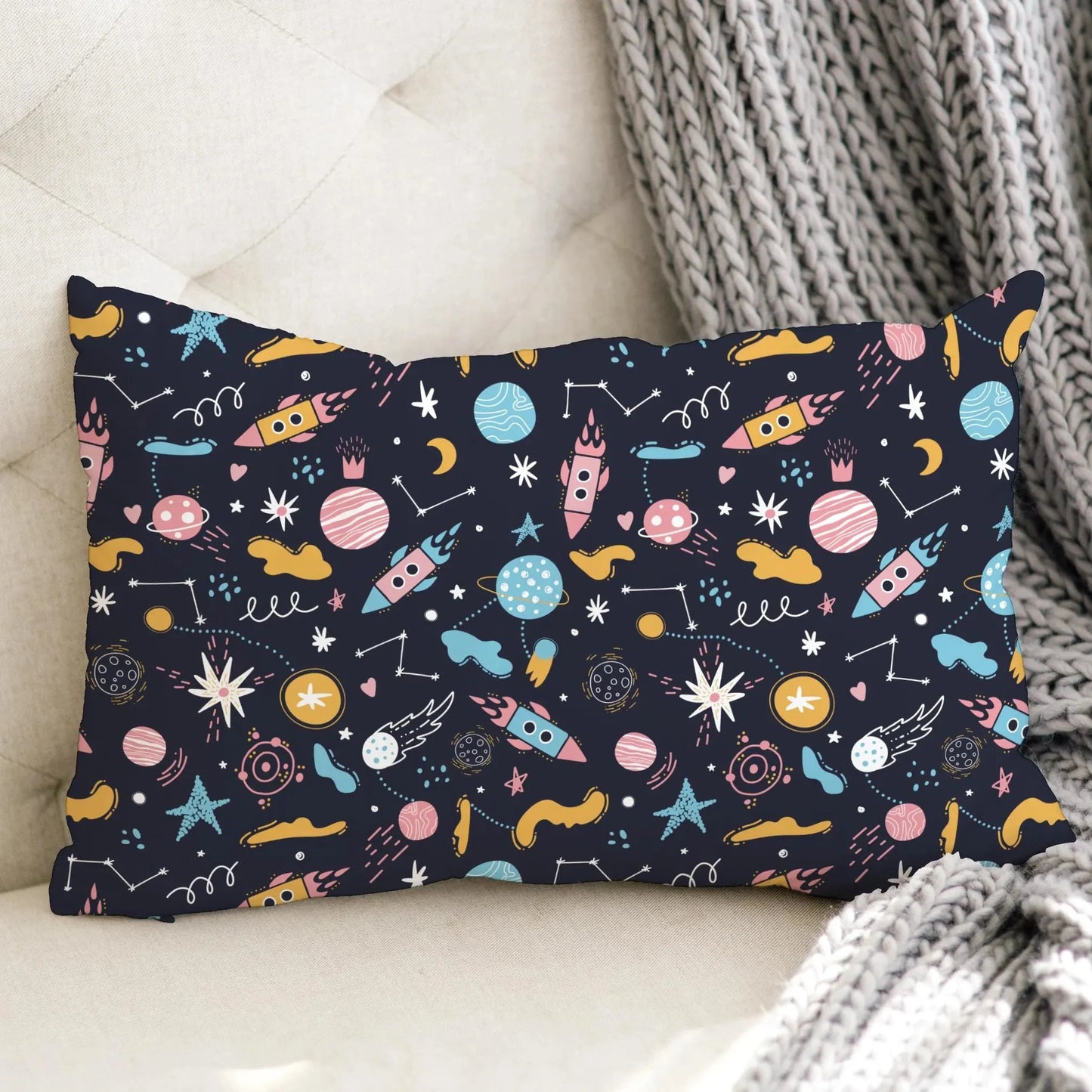 Kids Outer Space Pillowcase