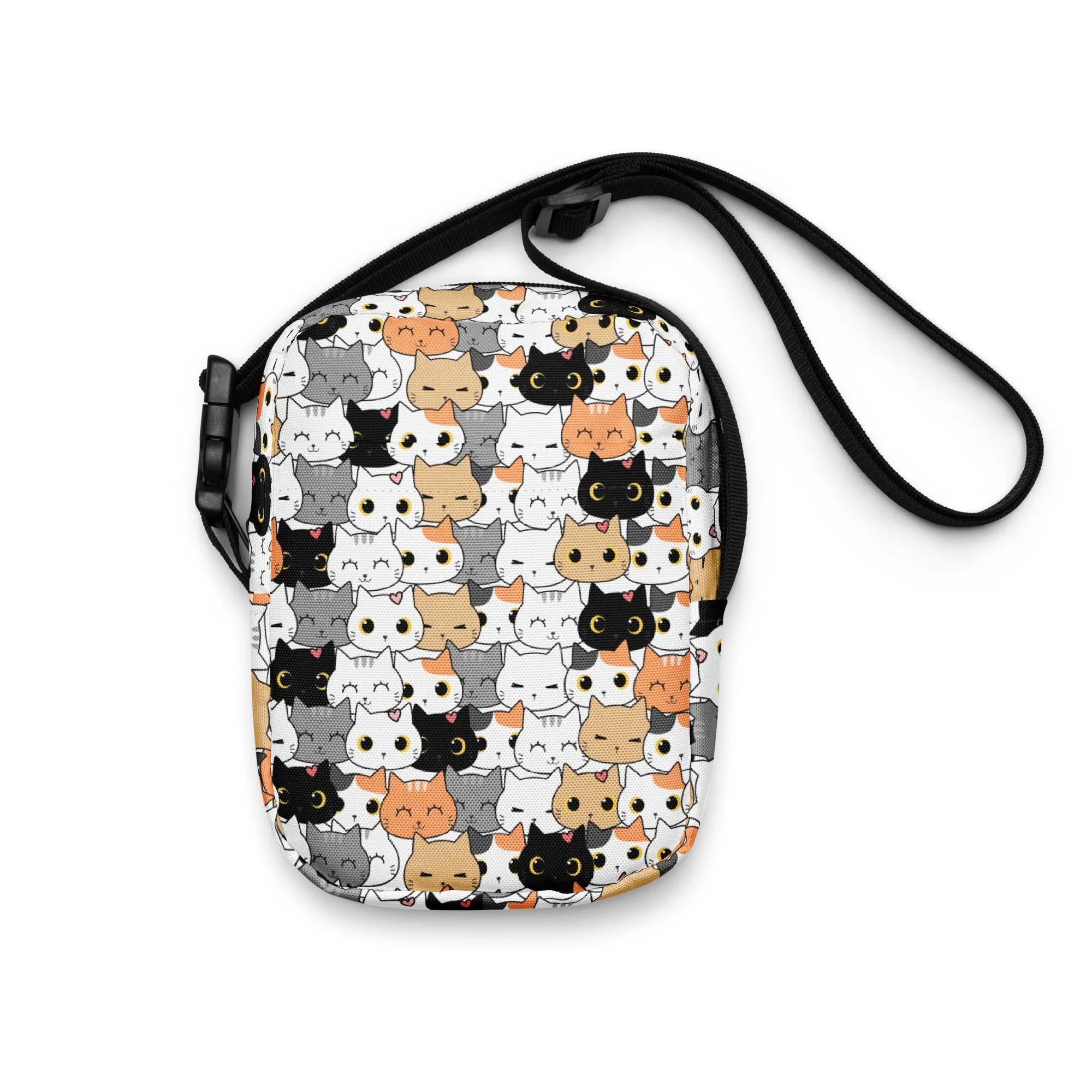 Girls Cat Face Crossbody Purse