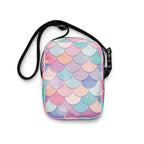 Girls Rainbow Mermaid Scales Crossbody Purse
