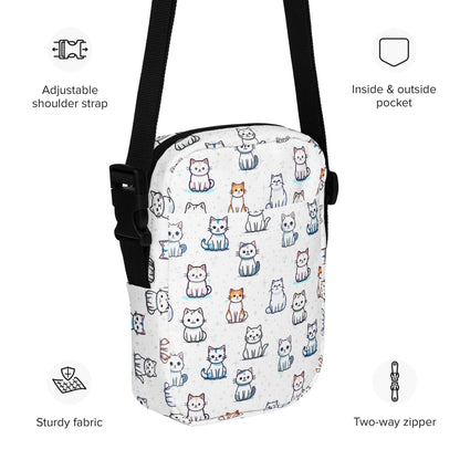 Girls Cat Pattern Crossbody Purse