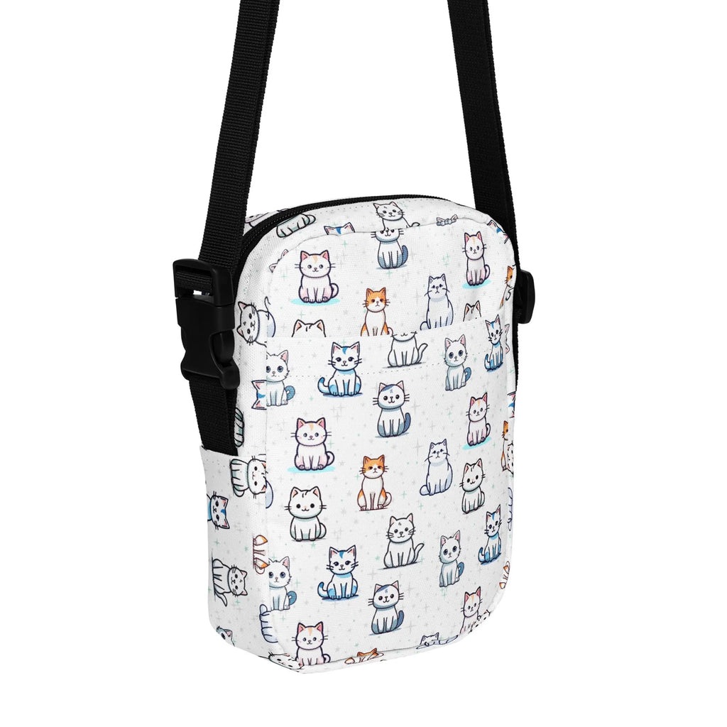 Girls Cat Pattern Crossbody Purse