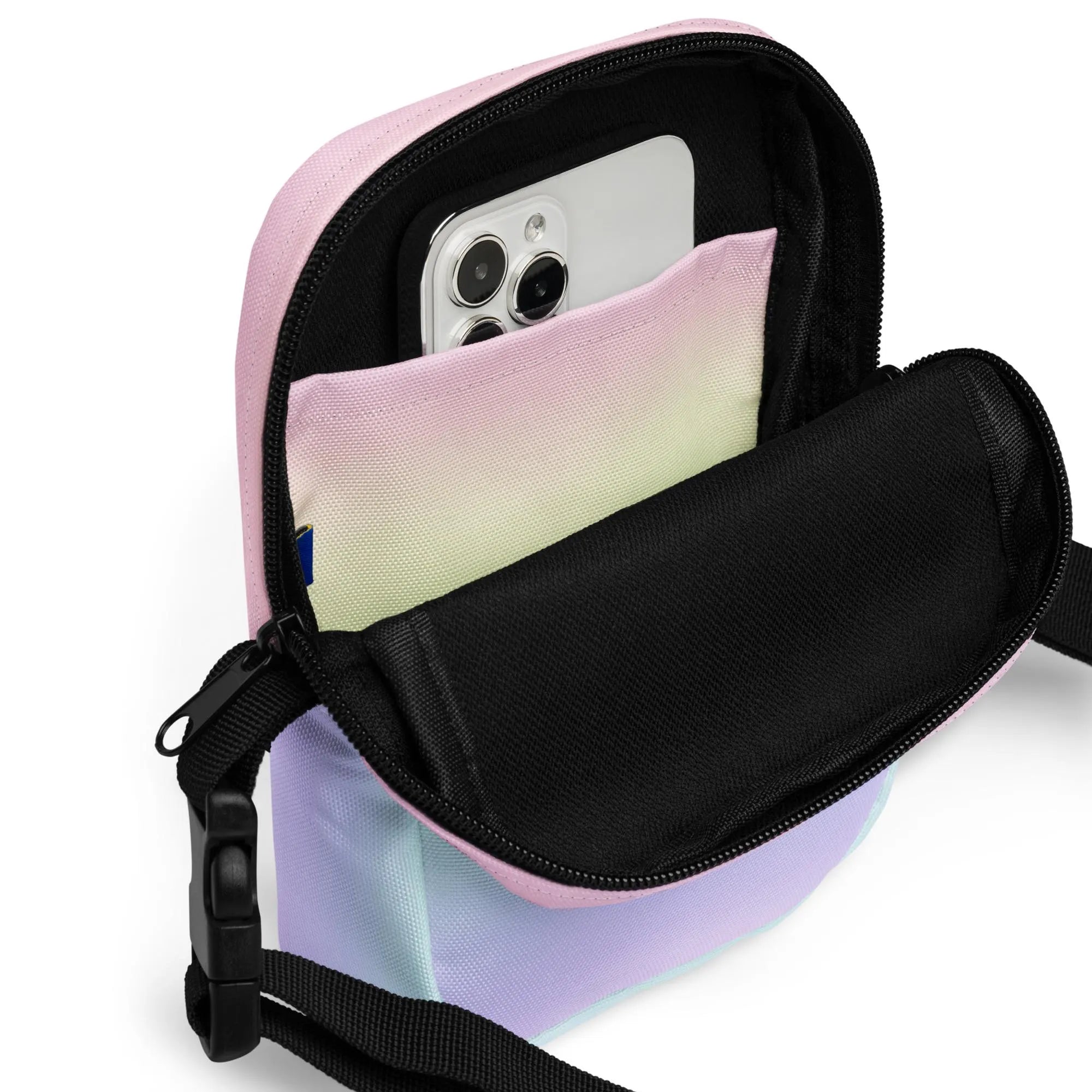 Girls Pastel Rainbow Crossbody Purse