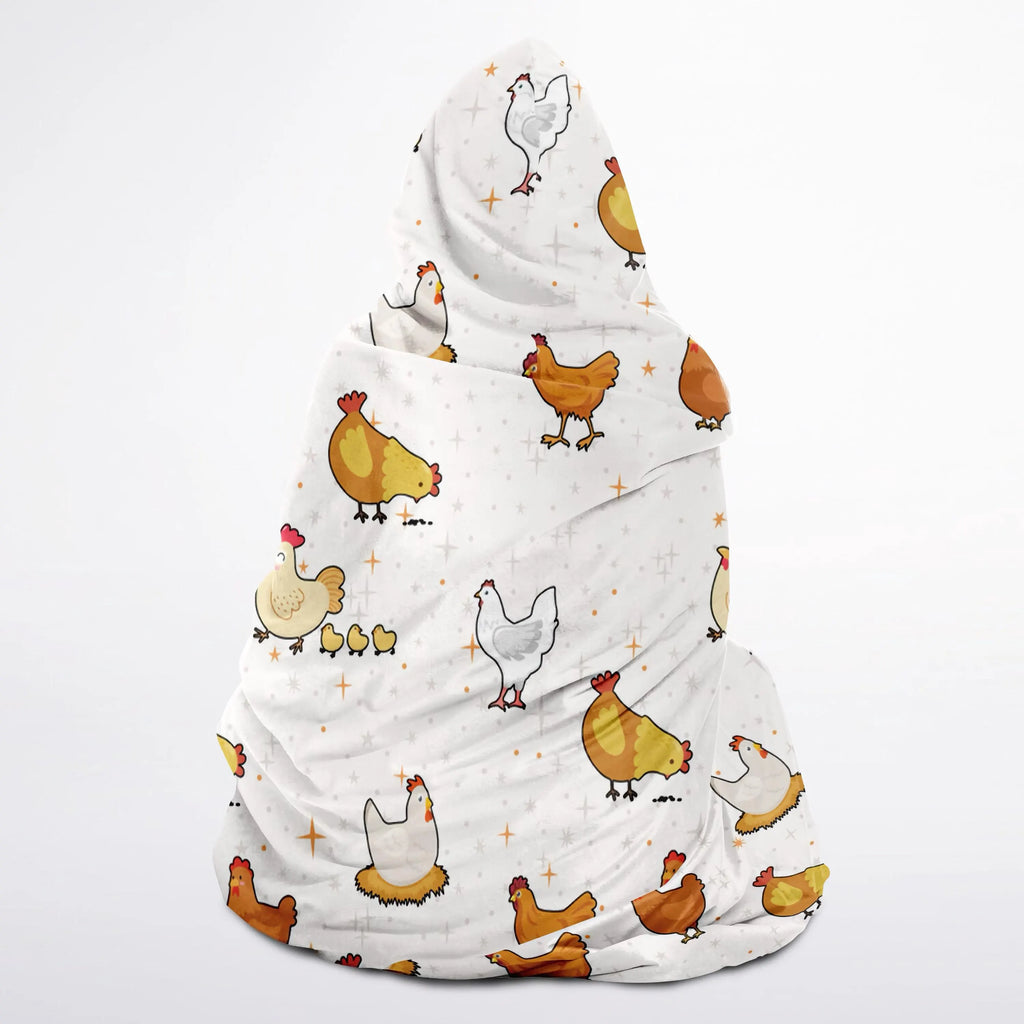 Kids Chicken Hooded Wearable Blanket