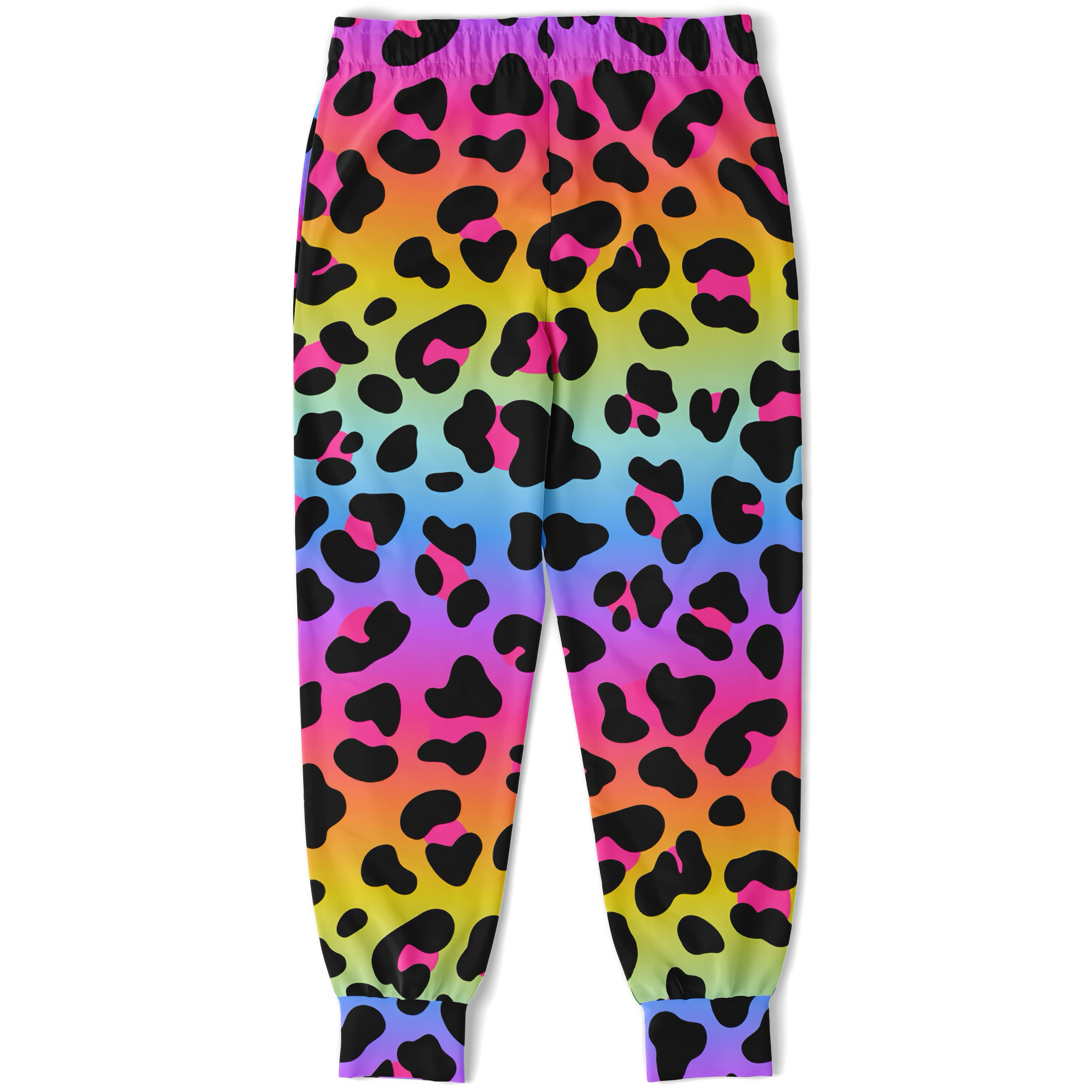 Girls Rainbow Cheetah Jogger Pants