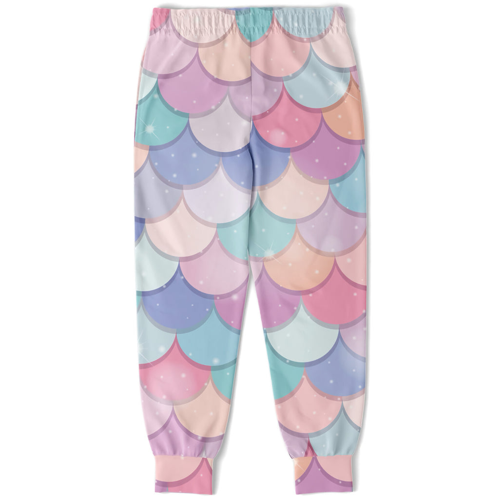 Girls Rainbow Mermaid Jogger Pants