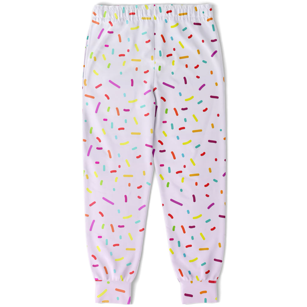 Girls Colorful Sprinkles Ice Cream Jogger Pants