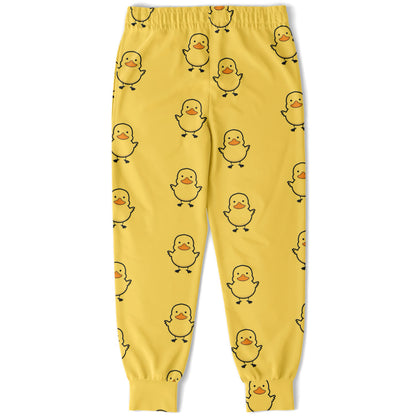 Kids Yellow Rubber Duck Jogger Pants