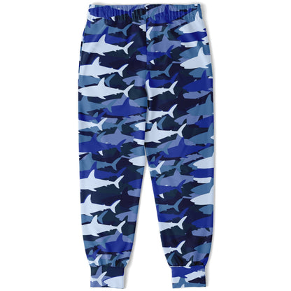 Kids Blue Shark Jogger Pants
