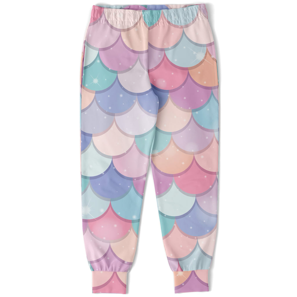 Girls Rainbow Mermaid Jogger Pants