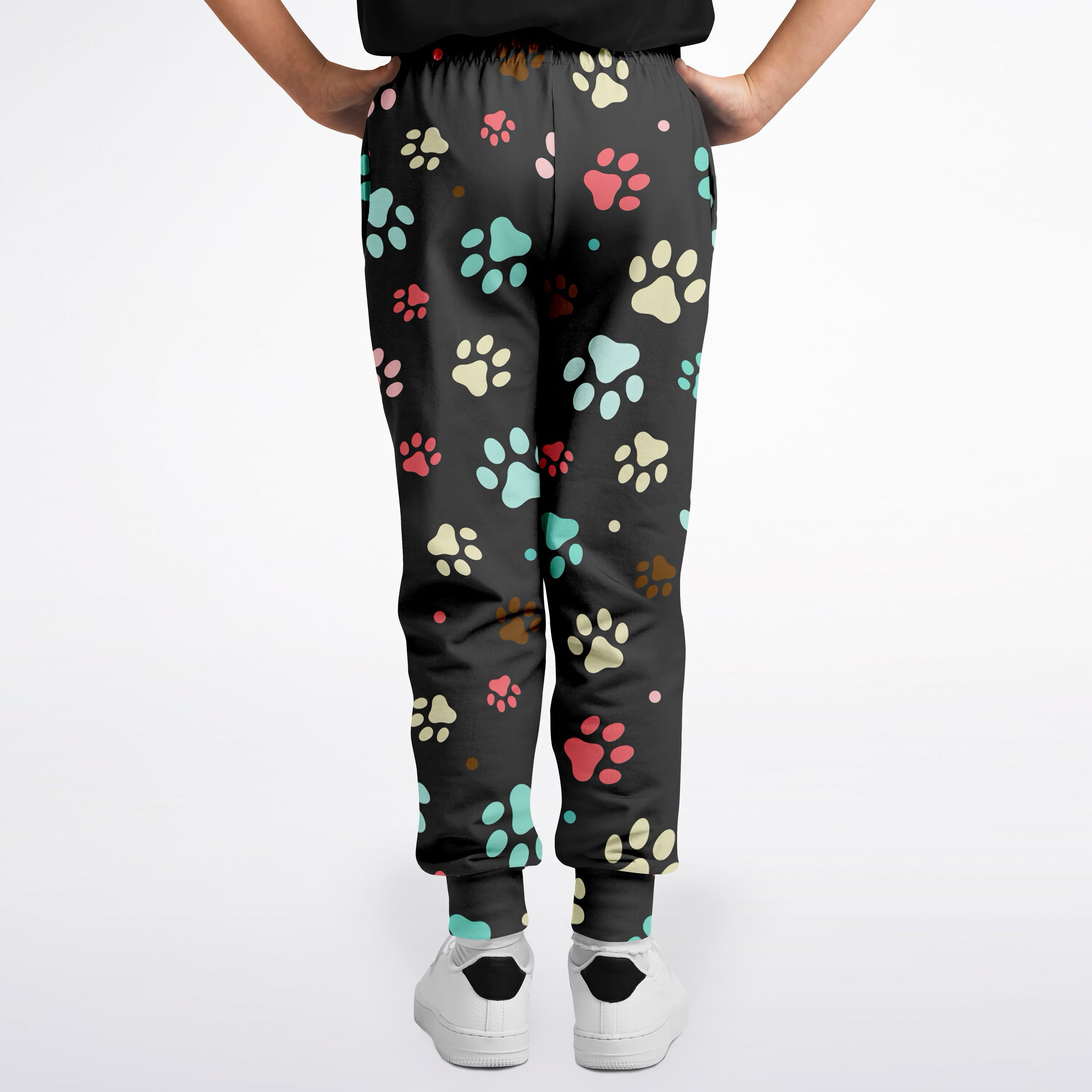 Kids Paw Print Jogger Pants