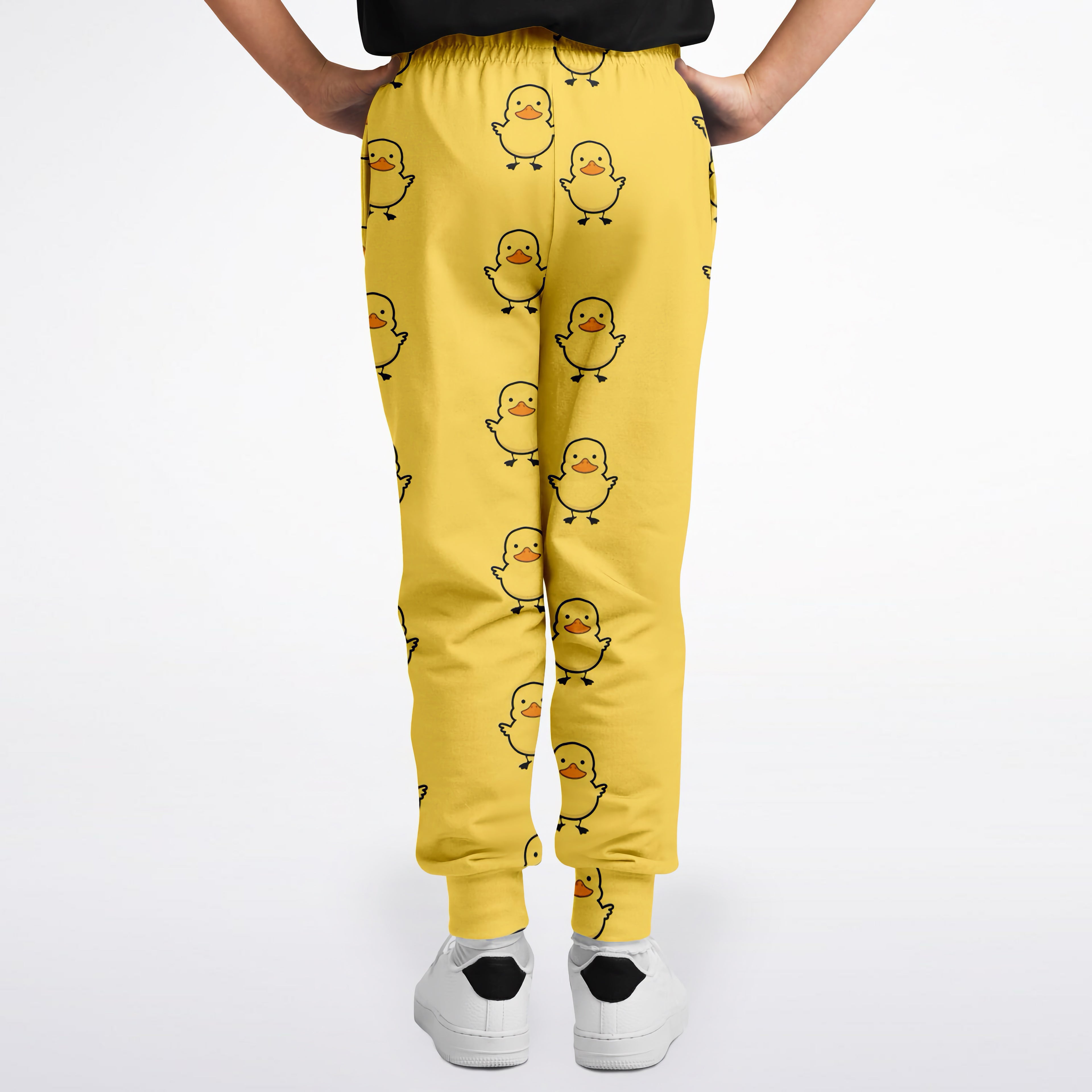 Kids Yellow Rubber Duck Jogger Pants