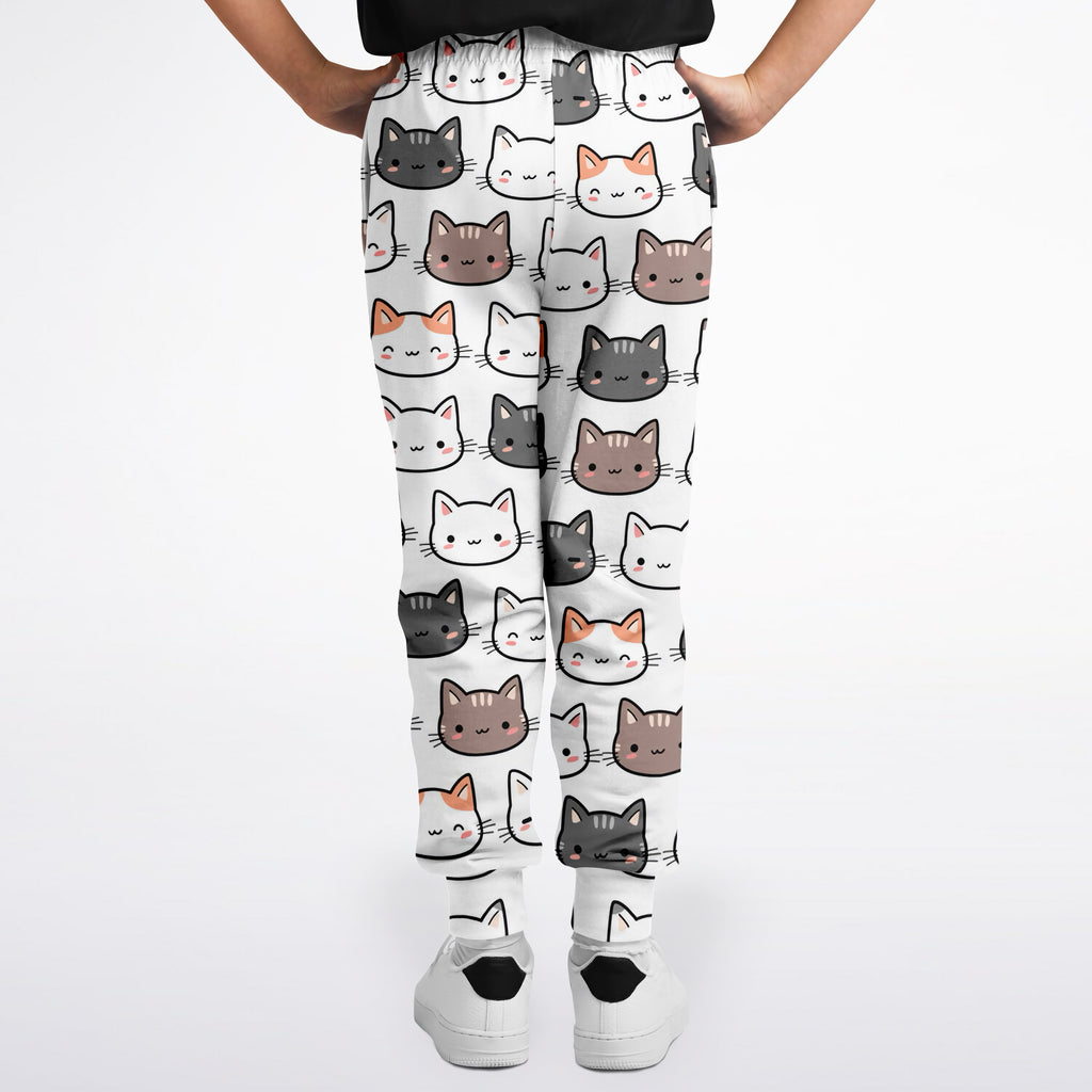 Girls Cat Jogger Pants