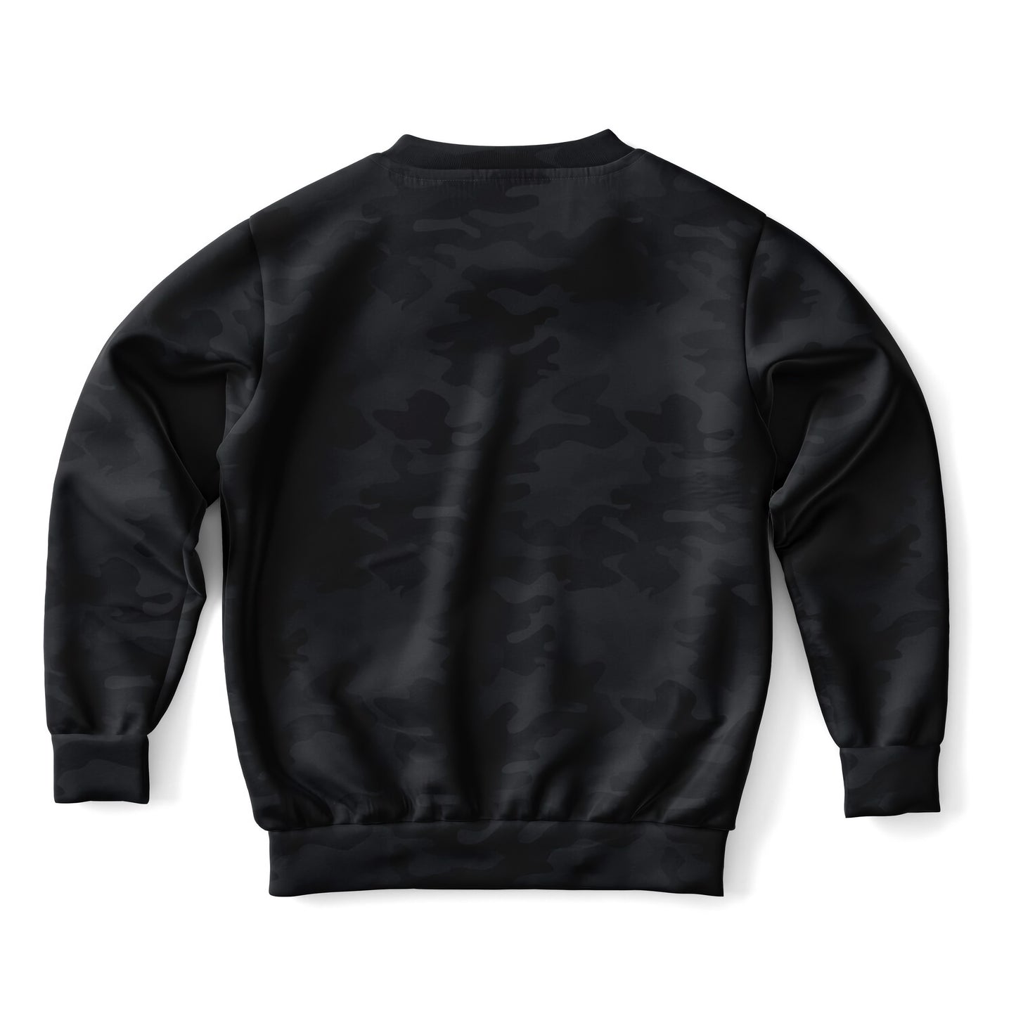 Kids Black Camouflage Sweatshirt – Cozy Cotton Fleece or Lightweight Sports Fabric