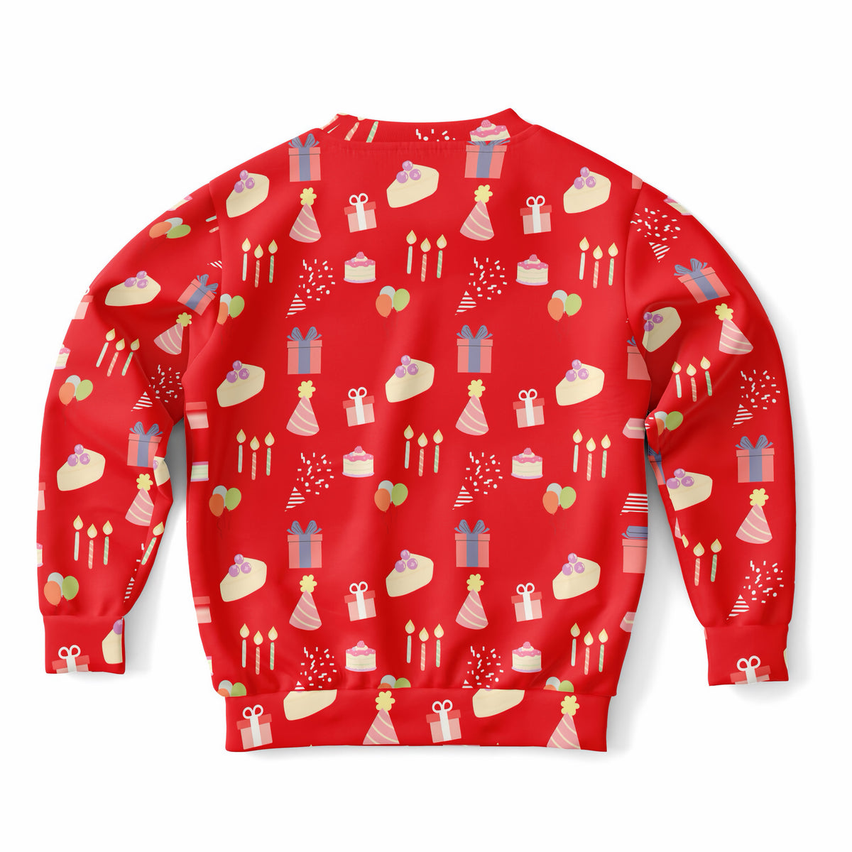 Kids Birthday Party Red Sweatshirt – Ultra Soft & Stretchy, Cozy Fleece or Lightweight Sports Fabric Sweatshirt – Ultra Soft & Stretchy, Cozy Fleece or Lightweight Sports Fabric
