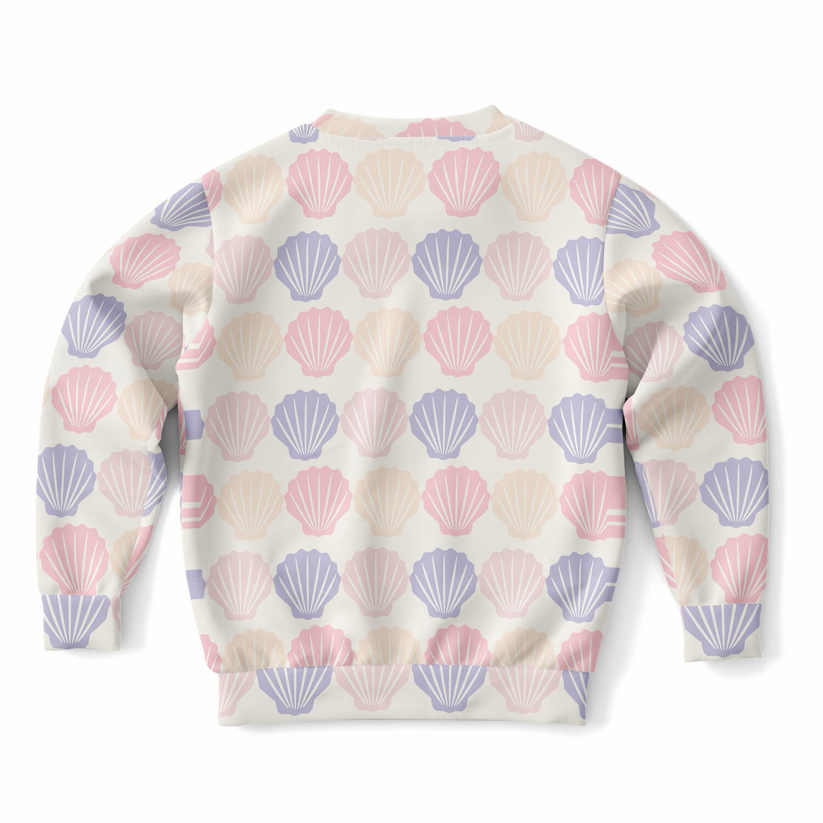 Girls Pastel Seashell Sweatshirt – Ultra Soft & Stretchy, Cozy Fleece or Lightweight Sports Fabric Sweatshirt – Ultra Soft & Stretchy, Cozy Fleece or Lightweight Sports Fabric