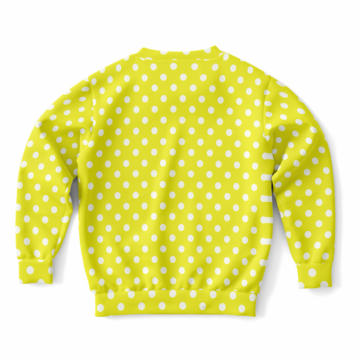 Kids Yellow Polka Dot Sweatshirt – Ultra Soft & Stretchy, Cozy Fleece or Lightweight Sports Fabric Sweatshirt – Ultra Soft & Stretchy, Cozy Fleece or Lightweight Sports Fabric