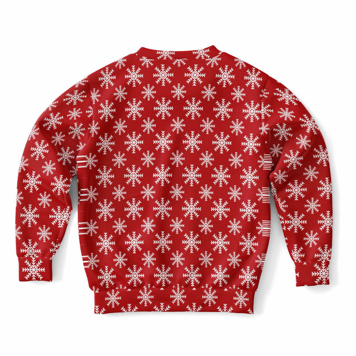Kids Red Christmas Snowflake Sweatshirt – Ultra Soft & Stretchy, Cozy Fleece or Lightweight Sports Fabric Sweatshirt – Ultra Soft & Stretchy, Cozy Fleece or Lightweight Sports Fabric