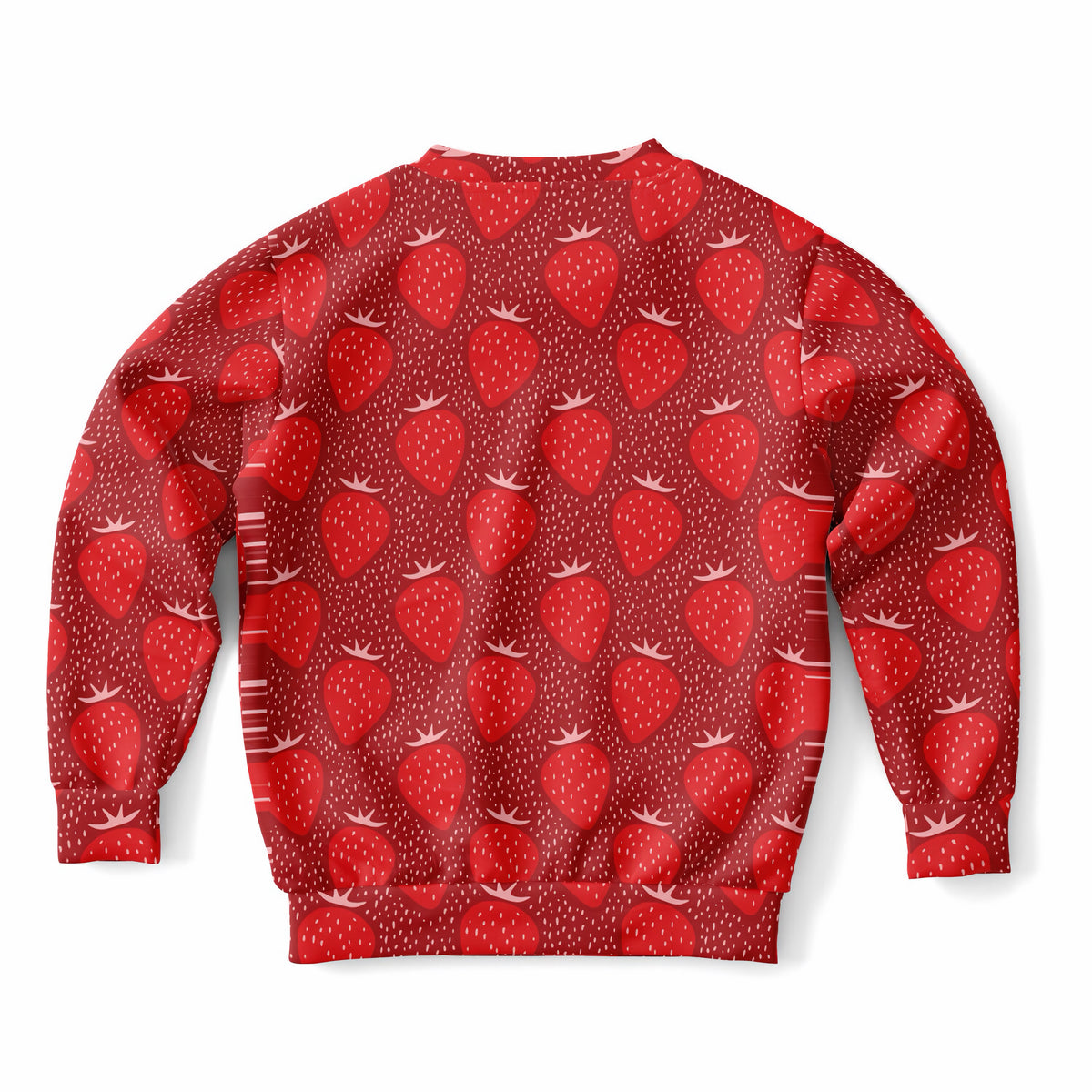 Kids Strawberry Sweatshirt – Ultra Soft & Stretchy, Cozy Fleece or Lightweight Sports Fabric Sweatshirt – Ultra Soft & Stretchy, Cozy Fleece or Lightweight Sports Fabric