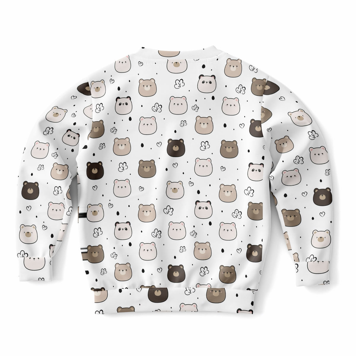 Kids Cute Bear & Panda Sweatshirt – Ultra Soft & Stretchy, Cozy Fleece or Lightweight Sports Fabric Sweatshirt – Ultra Soft & Stretchy, Cozy Fleece or Lightweight Sports Fabric