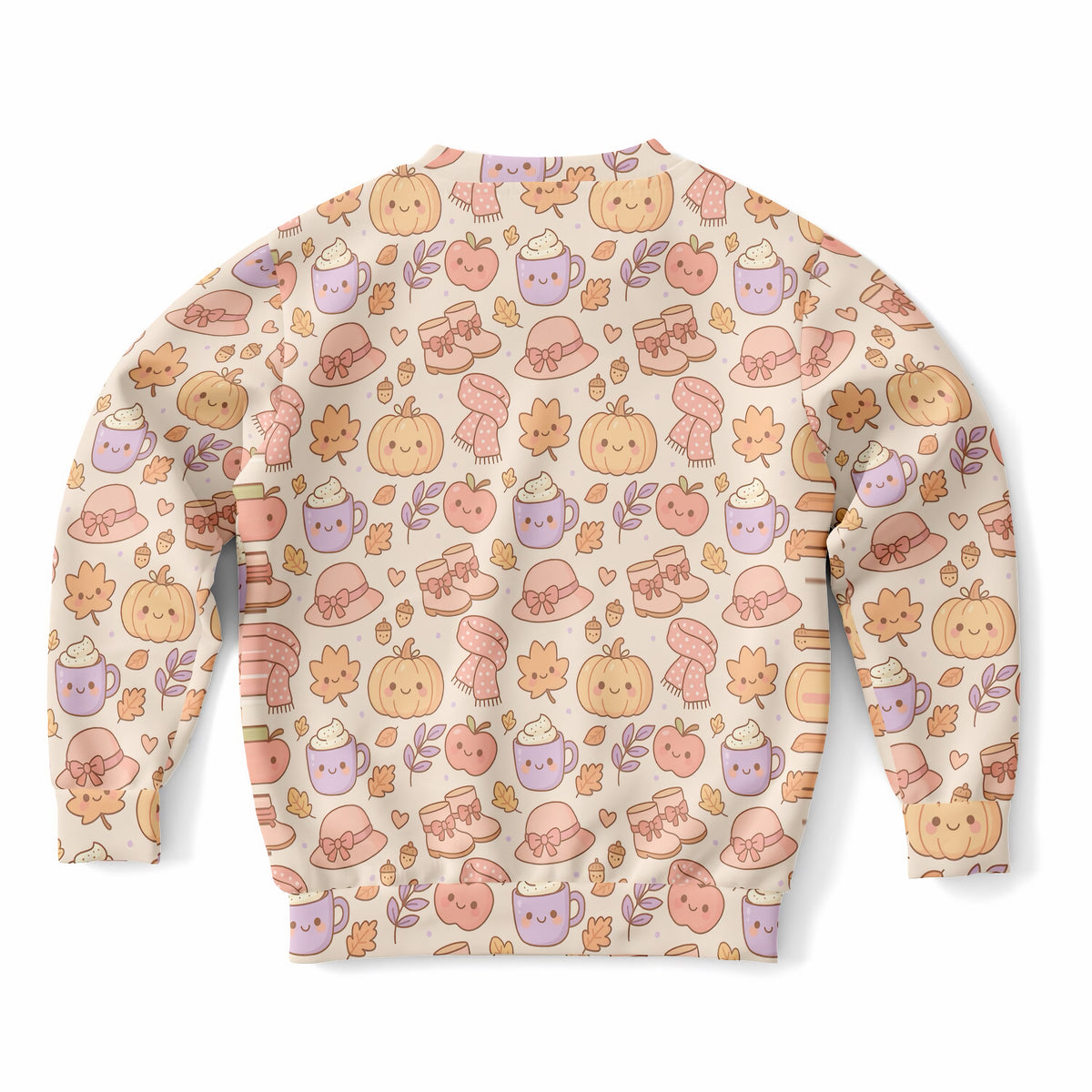 Kids Cute Kawaii Fall Sweatshirt – Ultra Soft & Stretchy, Cozy Fleece or Lightweight Sports Fabric Sweatshirt – Ultra Soft & Stretchy, Cozy Fleece or Lightweight Sports Fabric