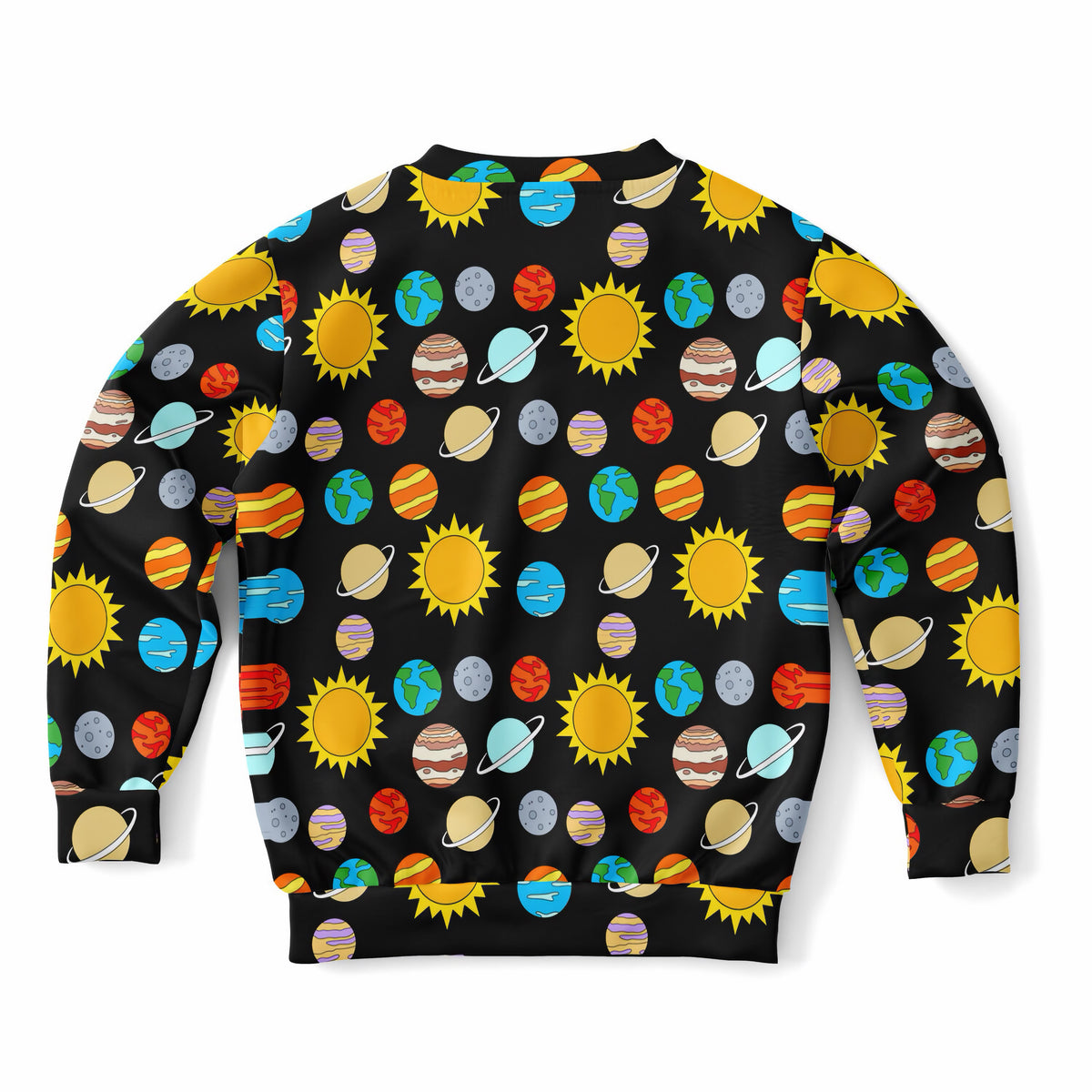 Kids Solar System Sweatshirt – Ultra Soft & Stretchy, Cozy Fleece or Lightweight Sports Fabric Sweatshirt – Ultra Soft & Stretchy, Cozy Fleece or Lightweight Sports Fabric