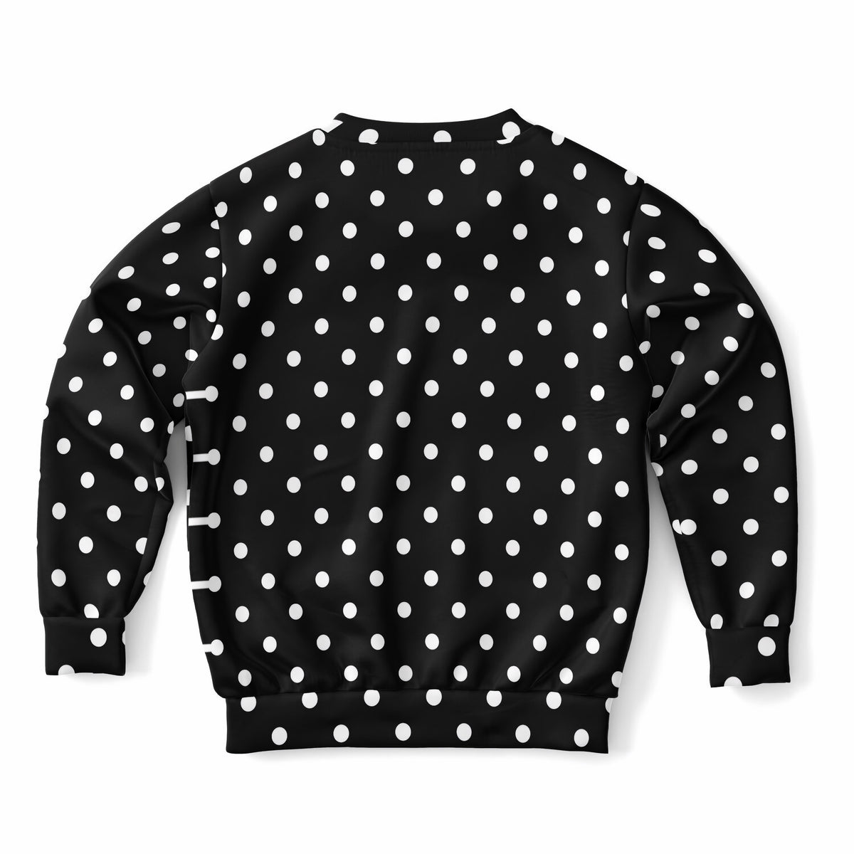 Kids Black Polka Dot Sweatshirt – Ultra Soft & Stretchy, Cozy Fleece or Lightweight Sports Fabric Sweatshirt – Ultra Soft & Stretchy, Cozy Fleece or Lightweight Sports Fabric